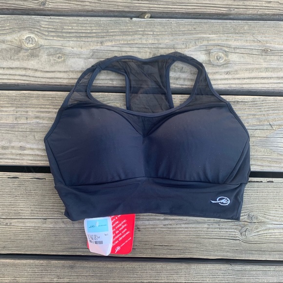 - NEW Fitness Sport Bra Back Sheer - Picture 1 of 2